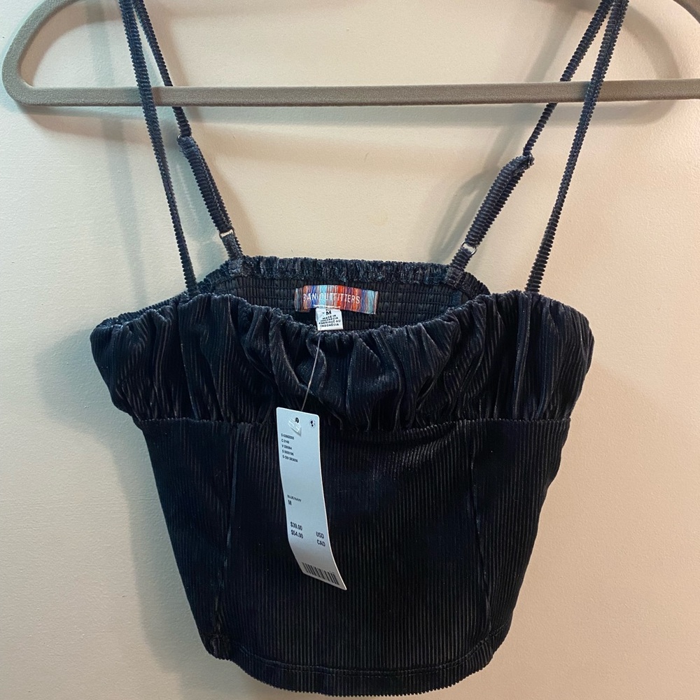 NWT Urban Outfitters Edna Ruched Cami Top - Picture 3 of 4